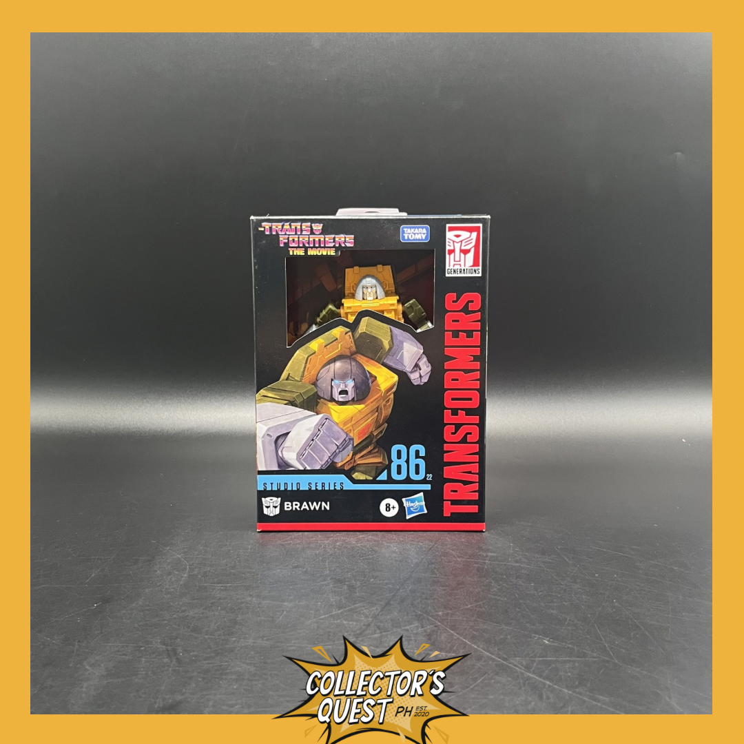 (IN STOCK) Transformers Generations Studio Series 86-22 Deluxe Class Brawn Action Figure