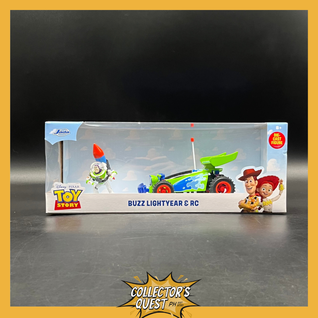 (IN STOCK) 36250 Jada Toys 1:24 Disney Pixar Toy Story RC Buggy Diecast Vehicle with Buzz Lightyear Figure