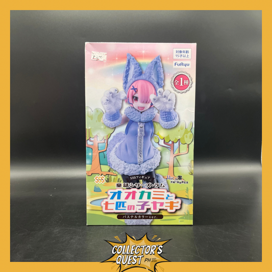 (IN STOCK) SSS Furyu ReZero Starting Life in Another World RAM The Wolf and the Seven Figure