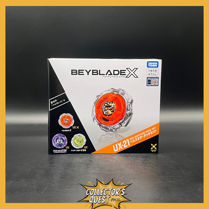 (IN STOCK)(Max purchase of 2 pcs per customer) Beyblade X UX-21 Hellsnether Deck Set