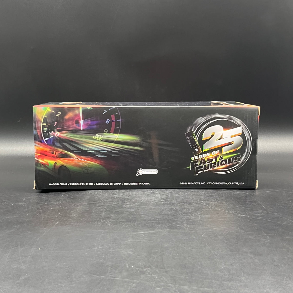 (IN STOCK) 30738 Jada Toys 1:24 Fast & Furious: Toyota Supra Diecast Vehicle with Brian Figure (25th Anniversary)
