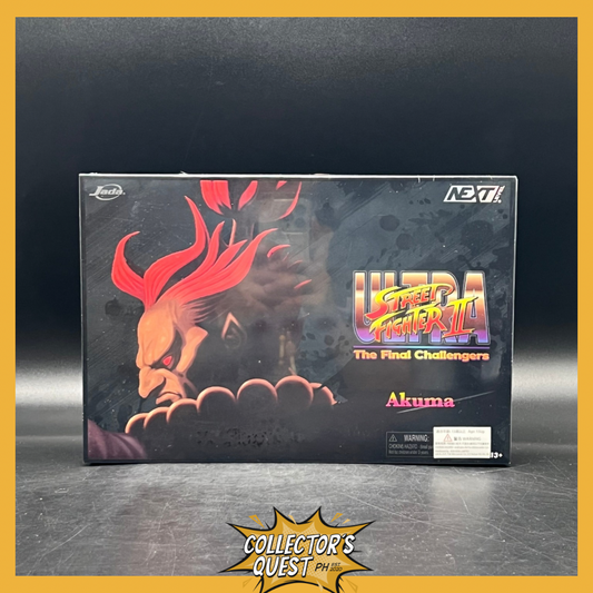 (IN STOCK) JADA Toys Street Fighter Akuma Player 2 Deluxe SDCC Exclusive Action Figure