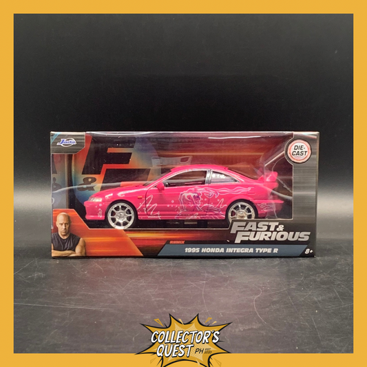(IN STOCK) Jada Toys 1:24 Scale Fast & Furious 1995 Honda Integra Type R Diecast Vehicle