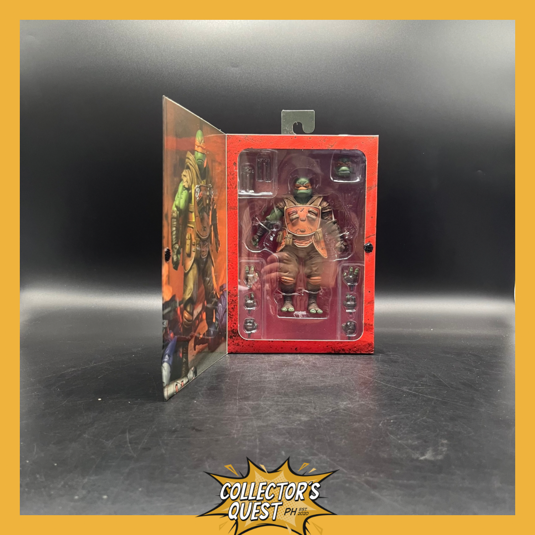 (IN STOCK) Teenage Mutant Ninja Turtles (The Last Ronin) - Ultimate Flashback Michelangelo 7" Scale