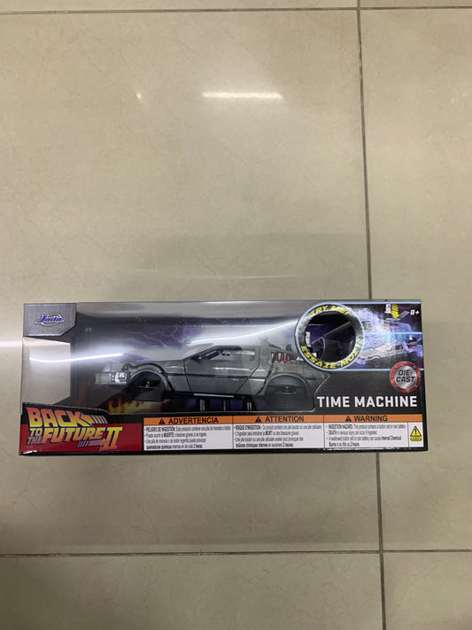 (IN STOCK) Jada Toys 1:24 Hollywood Rides: Back to the Future 2 Delorean Time Machine Diecast Vehicle