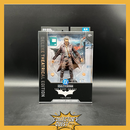 (IN STOCK) Mcfarlane DC Theatrical Deluxe 7in - Commissioner Gordon (The Dark Knight) Action Figure