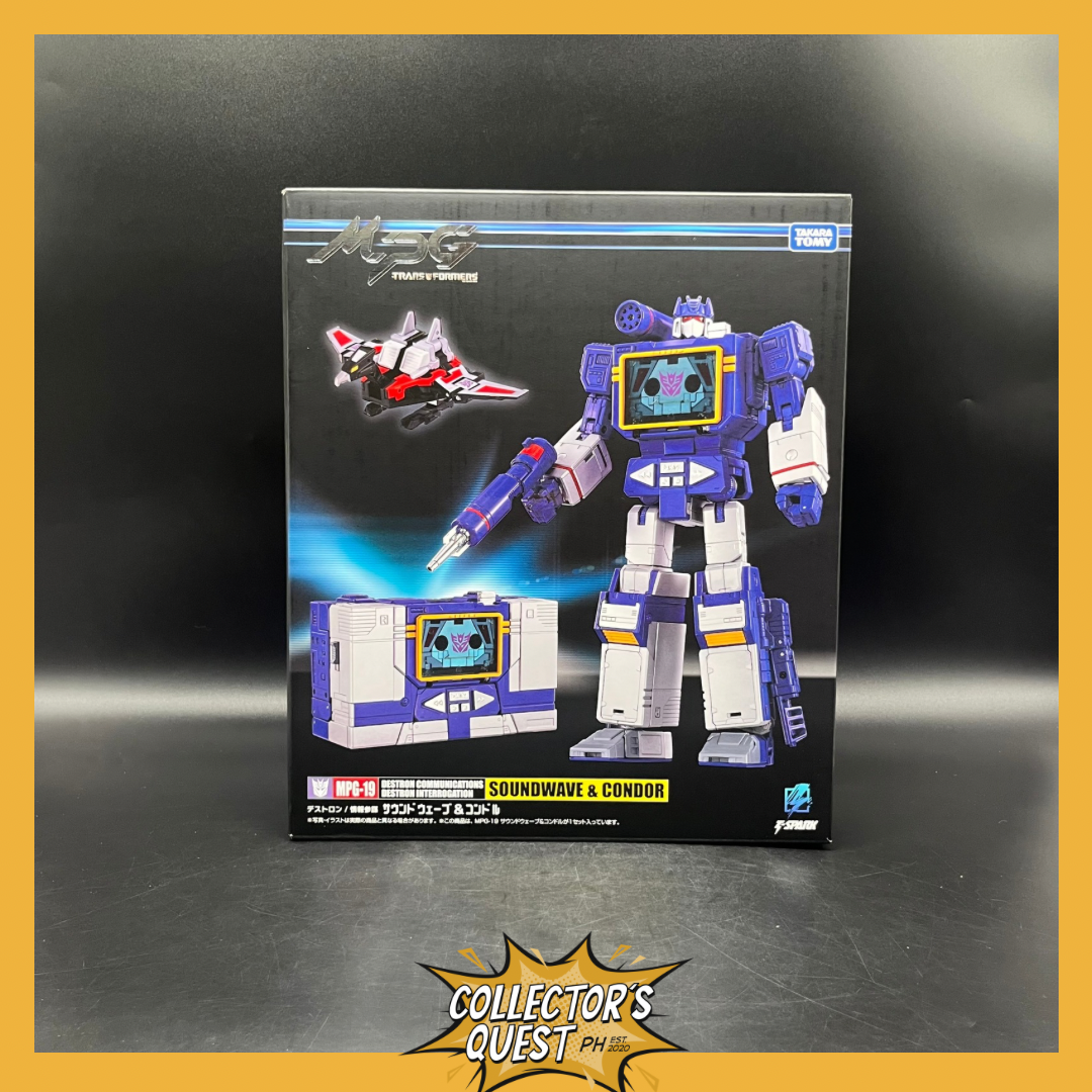 (IN STOCK) Transformers Masterpiece G MPG-19 Soundwave and Condor Action Figure 2-pack