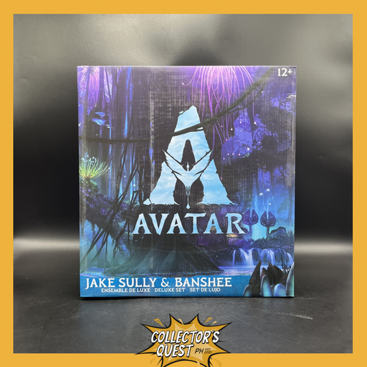 (IN STOCK) McFarlane Toys Avatar: The Way of Water Jake Sully & Mega Banshee (Bob) Deluxe Action Figure Set