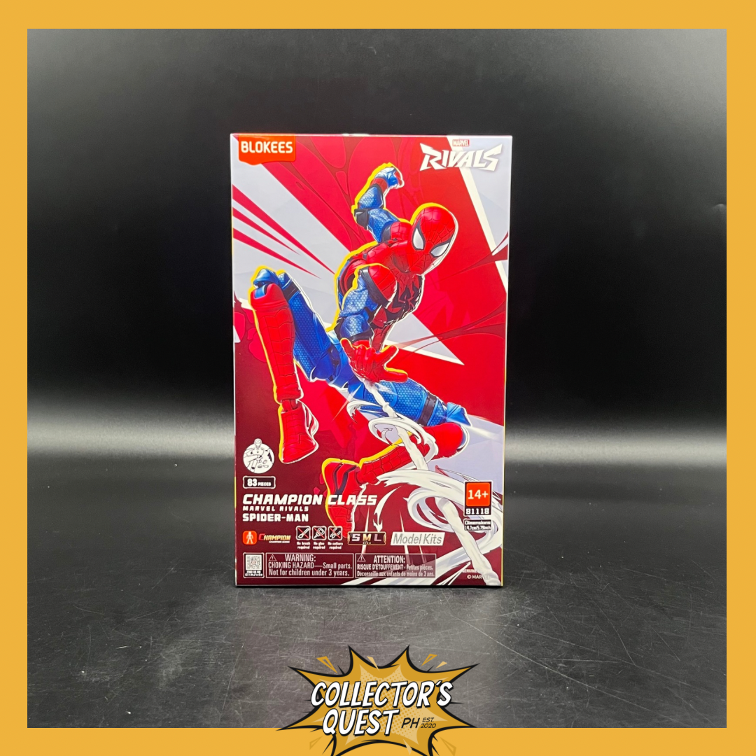 (IN STOCK) 81118 Blokees Marvel Rivals Champion Class 06 Spider-Man Model Kit