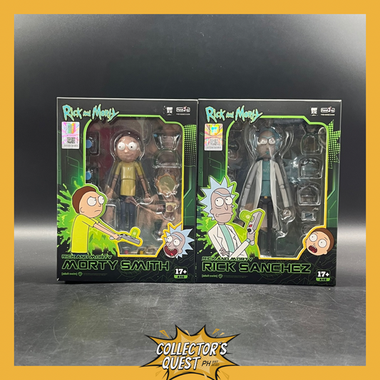 (IN STOCK) Fondjoy Rick & Morty: 1/12 Scale Rick & Morty Action Figure Set of 2