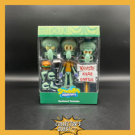 (IN STOCK) Super7 ULTIMATES! Spongebob Squarepants Squidward Tentacles  - 7" Spongebob Action Figure