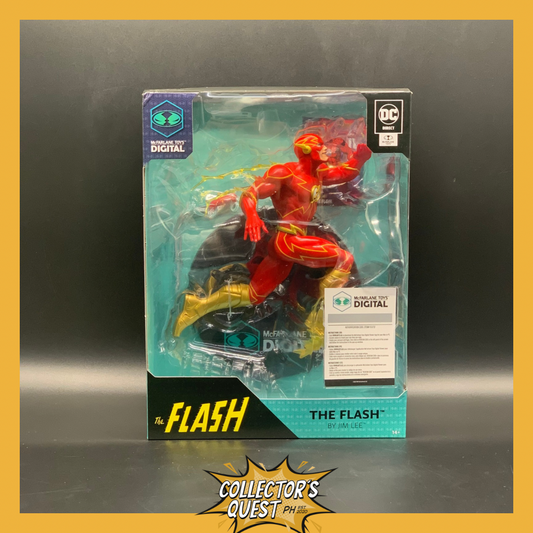 (IN STOCK) McFarlane Toys Digital The Flash by Jim Lee Posed Statue