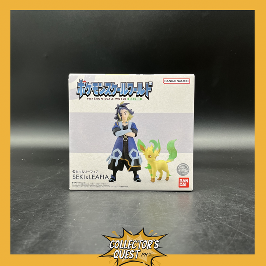 (IN STOCK) Pokemon Scale World Hisui Region Adaman & Leafeon Set