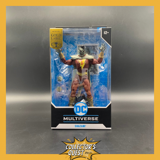 (IN STOCK) Mcfarlane DC Multiverse Shazam (DC Vs Vampires) (Gold Label) Action Figure
