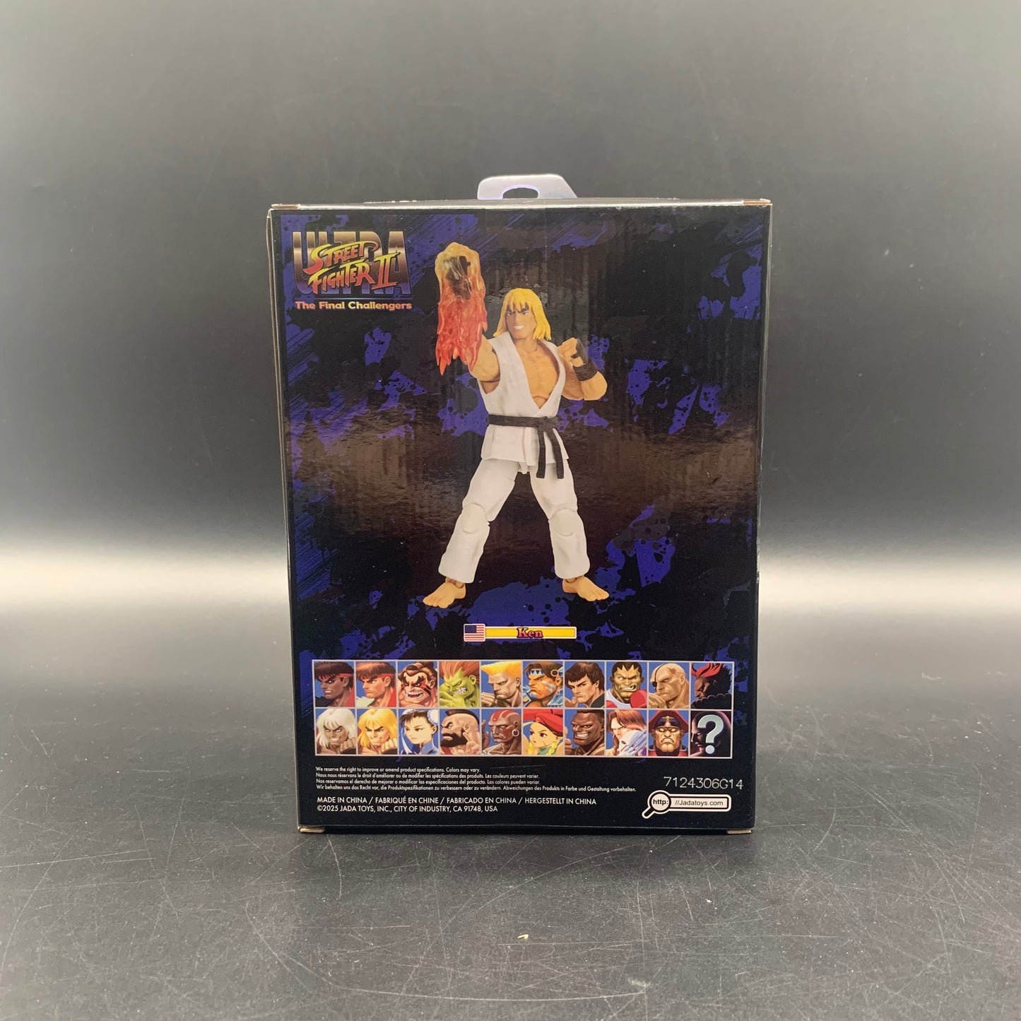 (IN STOCK) JADA TOYS STREET FIGHTER Ken (Player 2) Action Figure