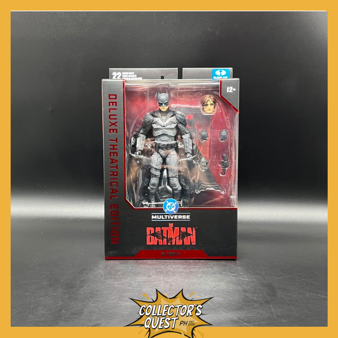 (IN STOCK) Mcfarlane DC Theatrical Deluxe 7in - Batman (Batman 2022) Action Figure