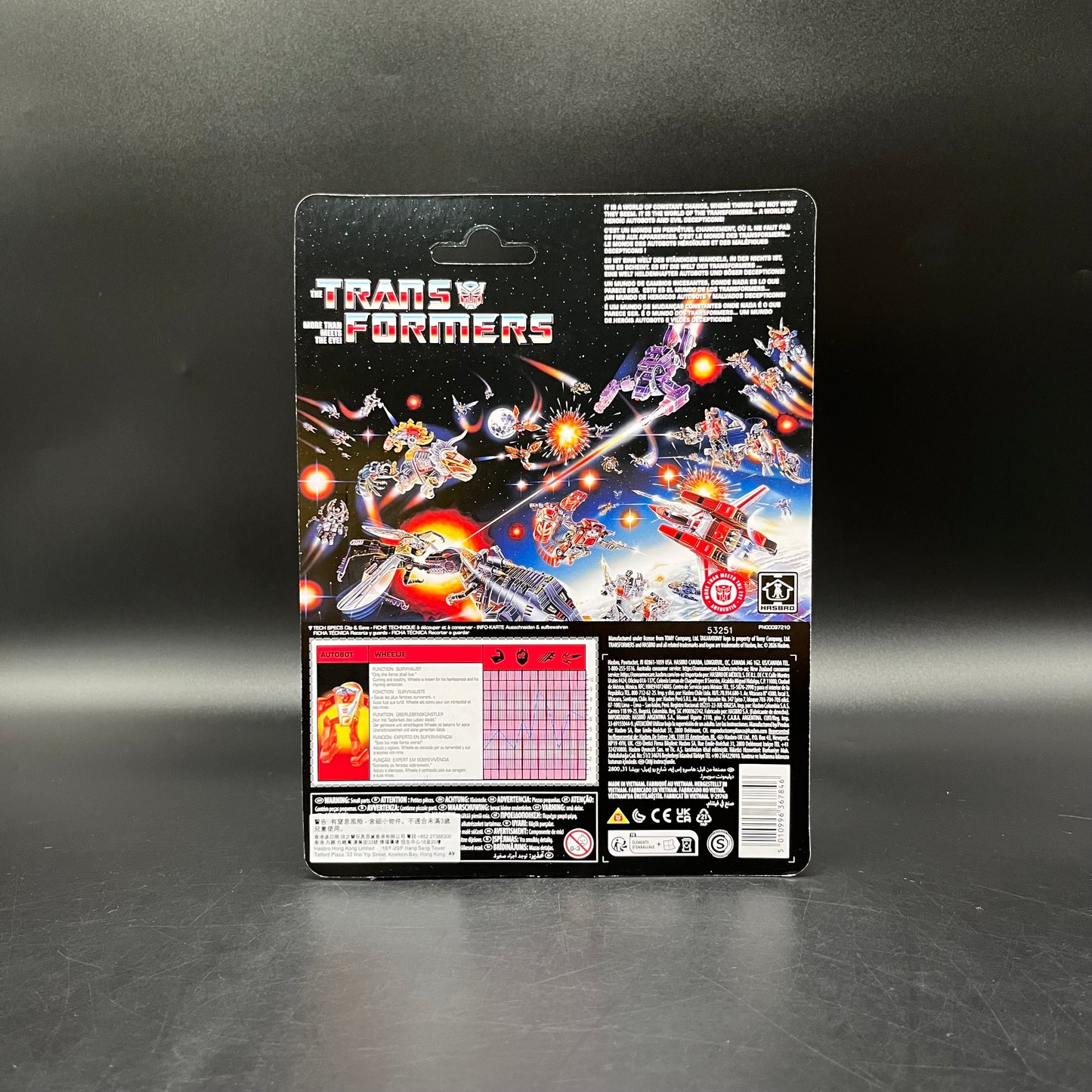 (IN STOCK) Transformers Retro G1 Autobot Wheelie Action Figure