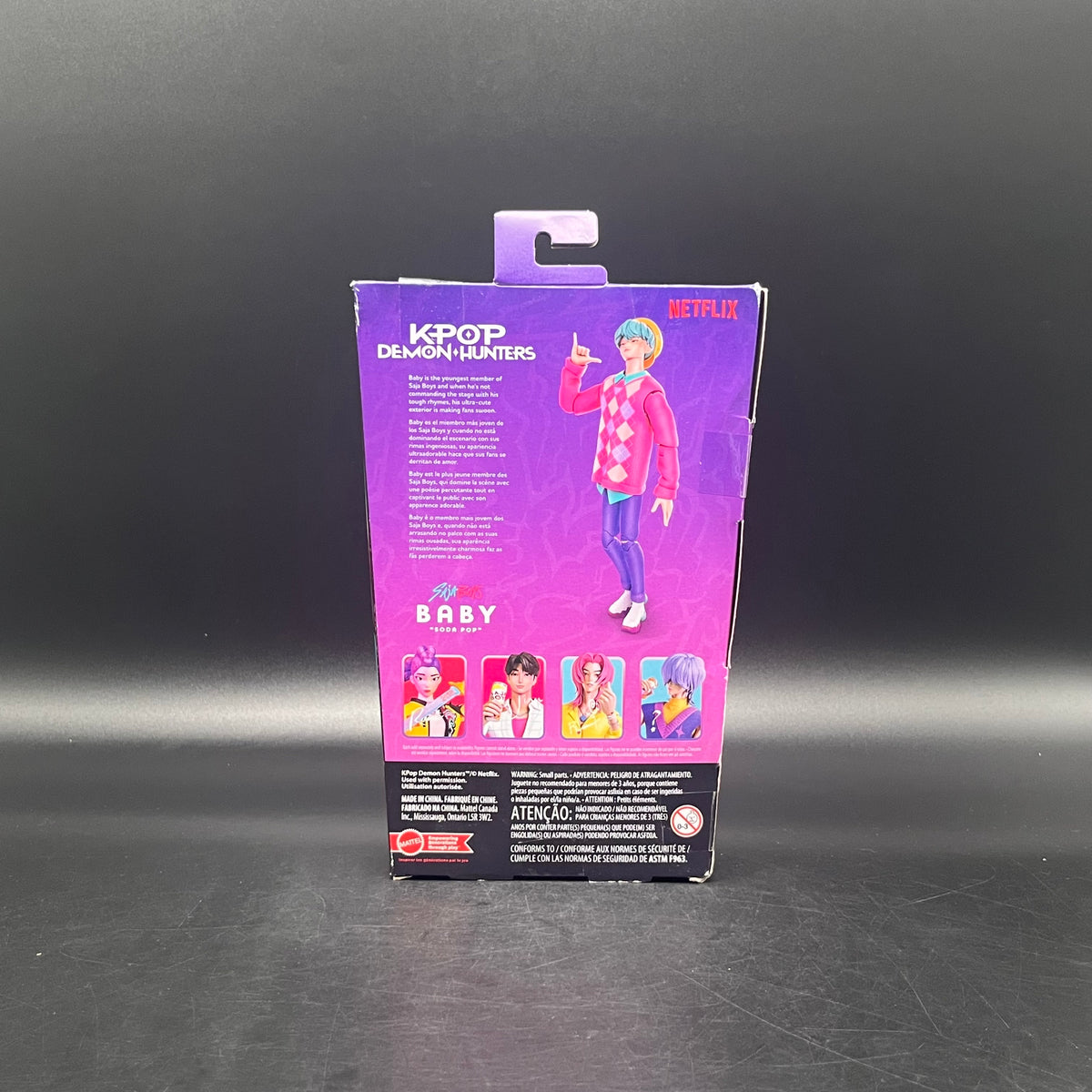 (IN STOCK) Mattel KPOP Demon Hunters Saja Boys: Baby Action Figure