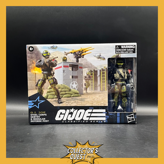 (IN STOCK) GI Joe Classified Series Steel Corps Sentry & Modular Defense Post Set Action Figure