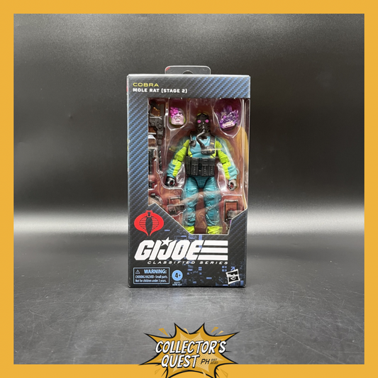 (IN STOCK) G.I. Joe Classified Series #190, Mole Rat (Stage 2) Action Figure