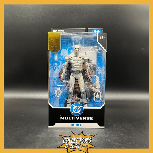 (IN STOCK) Mcfarlane DC Multiverse 7IN - Batman (Arkham City)(Bloody)(Gold Label) Action Figure