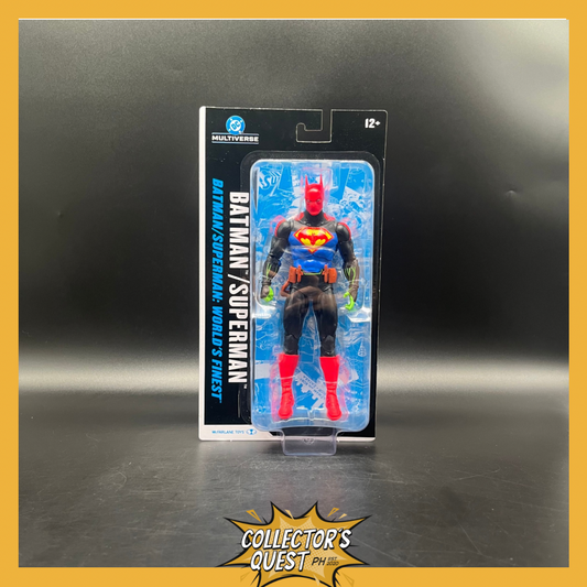 (IN STOCK) Mcfarlane DC Multiverse 7in - Batman (Superman World's Finest) (Blister Card) Action Figure