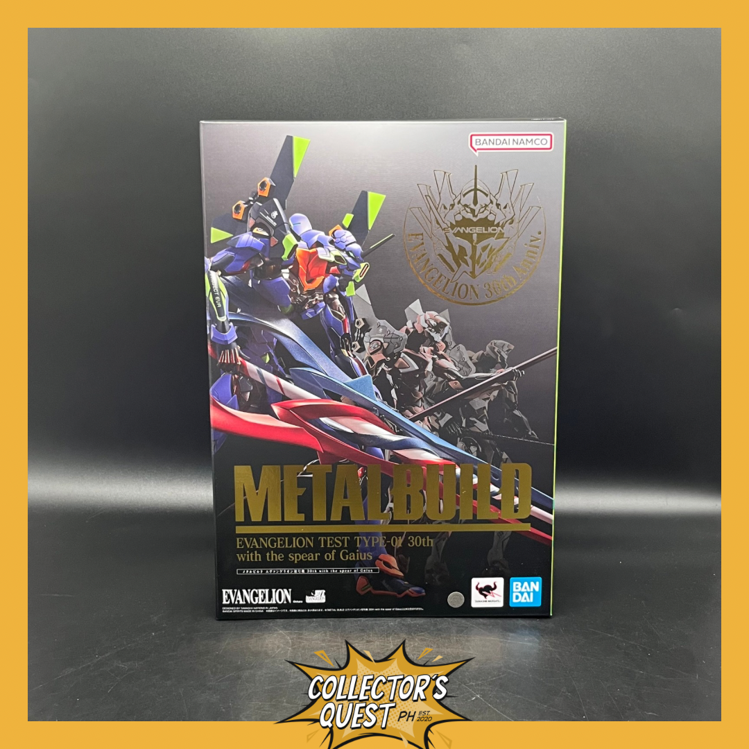 (IN STOCK) Bandai Metal Build Evangelion Test Type -01 30th With the Spear of Gaius Action Figure