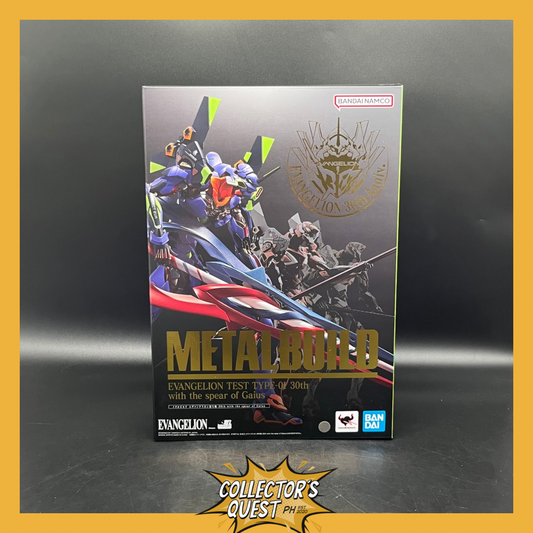 (IN STOCK) Bandai Metal Build Evangelion Test Type -01 30th With the Spear of Gaius Action Figure