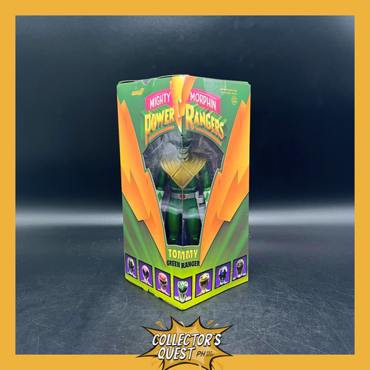 (IN STOCK) SUPER 7 Mighty Morphin Power Rangers Deluxe Wave 01 - Green Ranger Action Figure