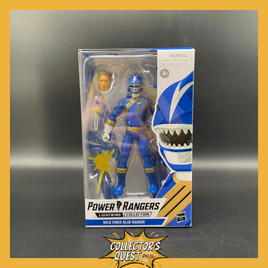 (IN STOCK) Power Rangers Lightning Collection Wild Force Blue Ranger Action Figure