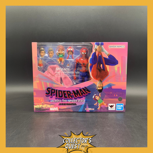 (IN STOCK) S.H.Figuarts Spider-Man: Across the Spider-Verse Peter B. Parker Spiderman & Mayday Parker Action Figure