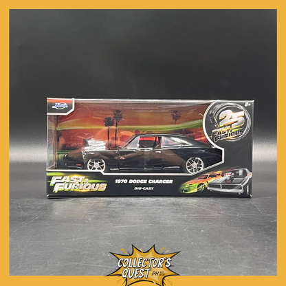 (IN STOCK) 35423 Jada Toys 1:24 Fast & Furious 7 1970 Dodge Charger Diecast Vehicle (25th Anniversary Release)