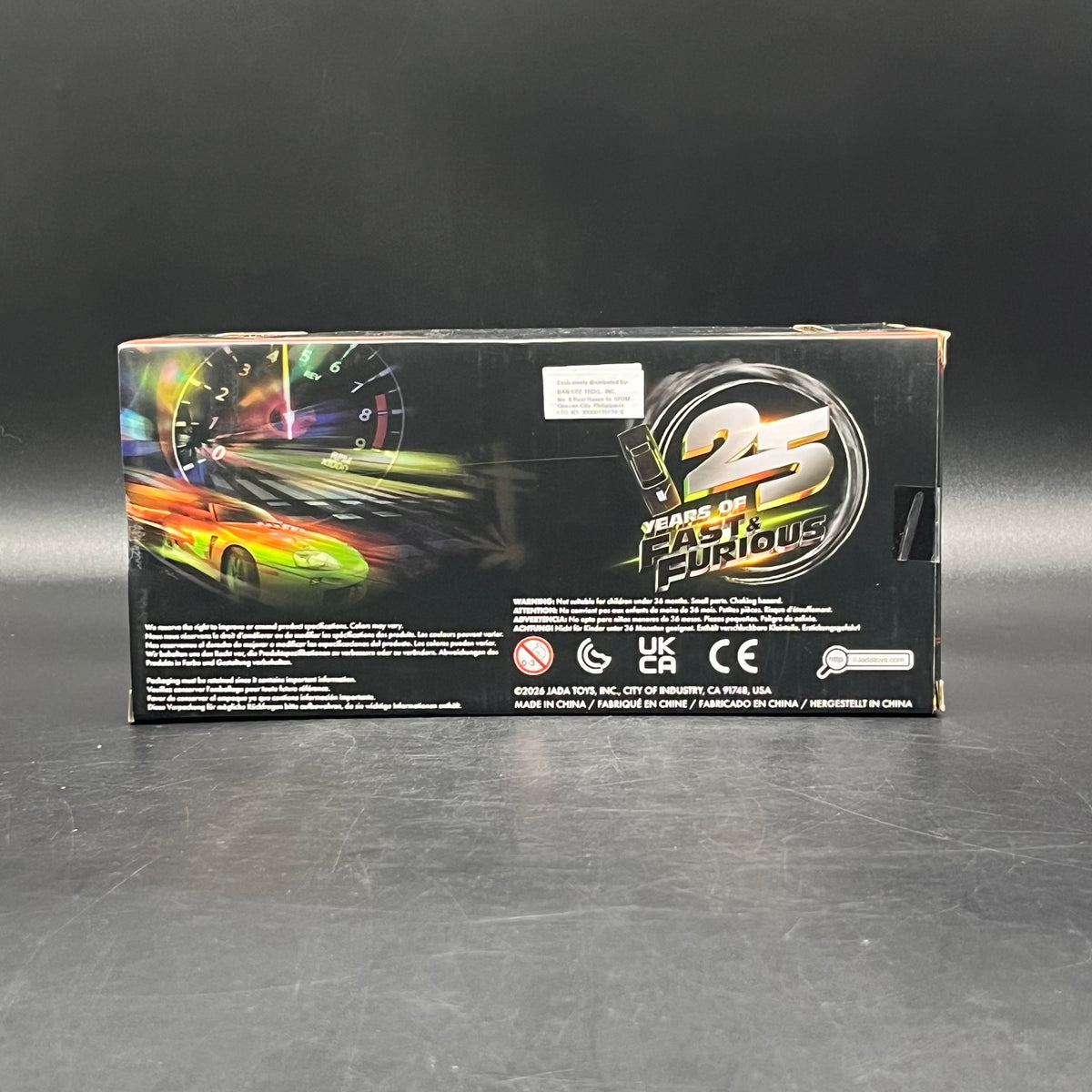 (IN STOCK) 35423 Jada Toys 1:24 Fast & Furious 7 1970 Dodge Charger Diecast Vehicle (25th Anniversary Release)