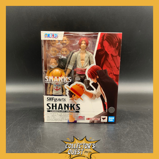 (IN STOCK) Bandai S.H.Figuarts One Piece Shanks & Luffy Childhood Action Figure