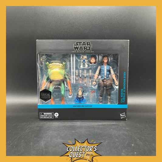 (IN STOCK) STAR WARS The Black Series Cal Kestis, BD-1, Turgle & Skoova Stev Action Figure