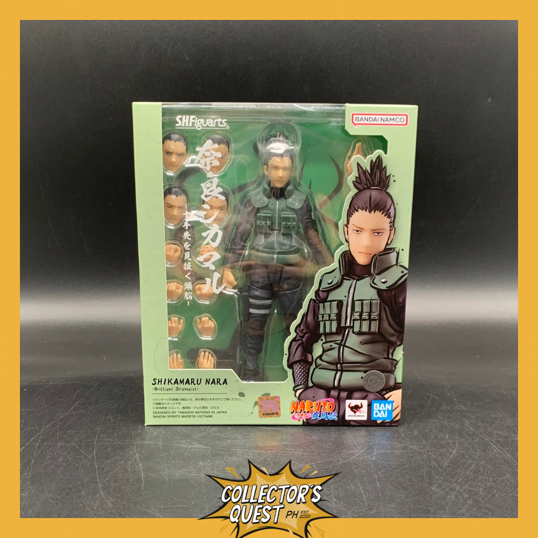 (IN STOCK) Bandai S.H.Figuarts Naruto Shikamaru Nara Strategist Action Figure
