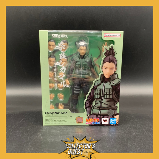 (IN STOCK) Bandai S.H.Figuarts Naruto Shikamaru Nara Strategist Action Figure