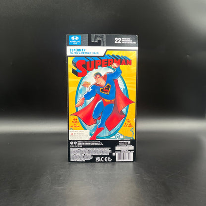 (IN STOCK) Mcfarlane DC Multiverse 7in - Superman (Classic Animation 1940) (Blister Card) Action Figure
