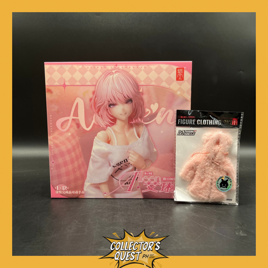 (IN STOCK) Snail Shell 1/12 Aileen Loungewear RA-01L + Snail Shell 1/12 universal light pink plush fabric coat