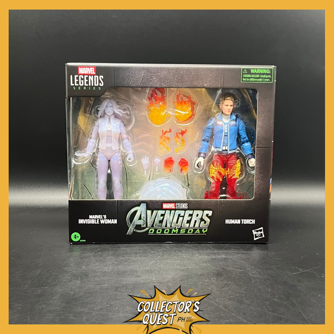 (IN STOCK) Marvel Legends Avengers Doomsday Invisible Woman & Johny Storm Human Torch Action Figure 2-Pack