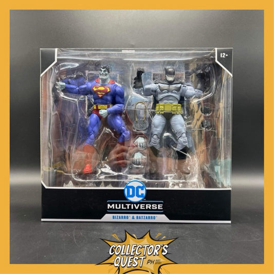 (IN STOCK) DC Multiverse Bizzaro & Batzarro 2 Pack Action Figure