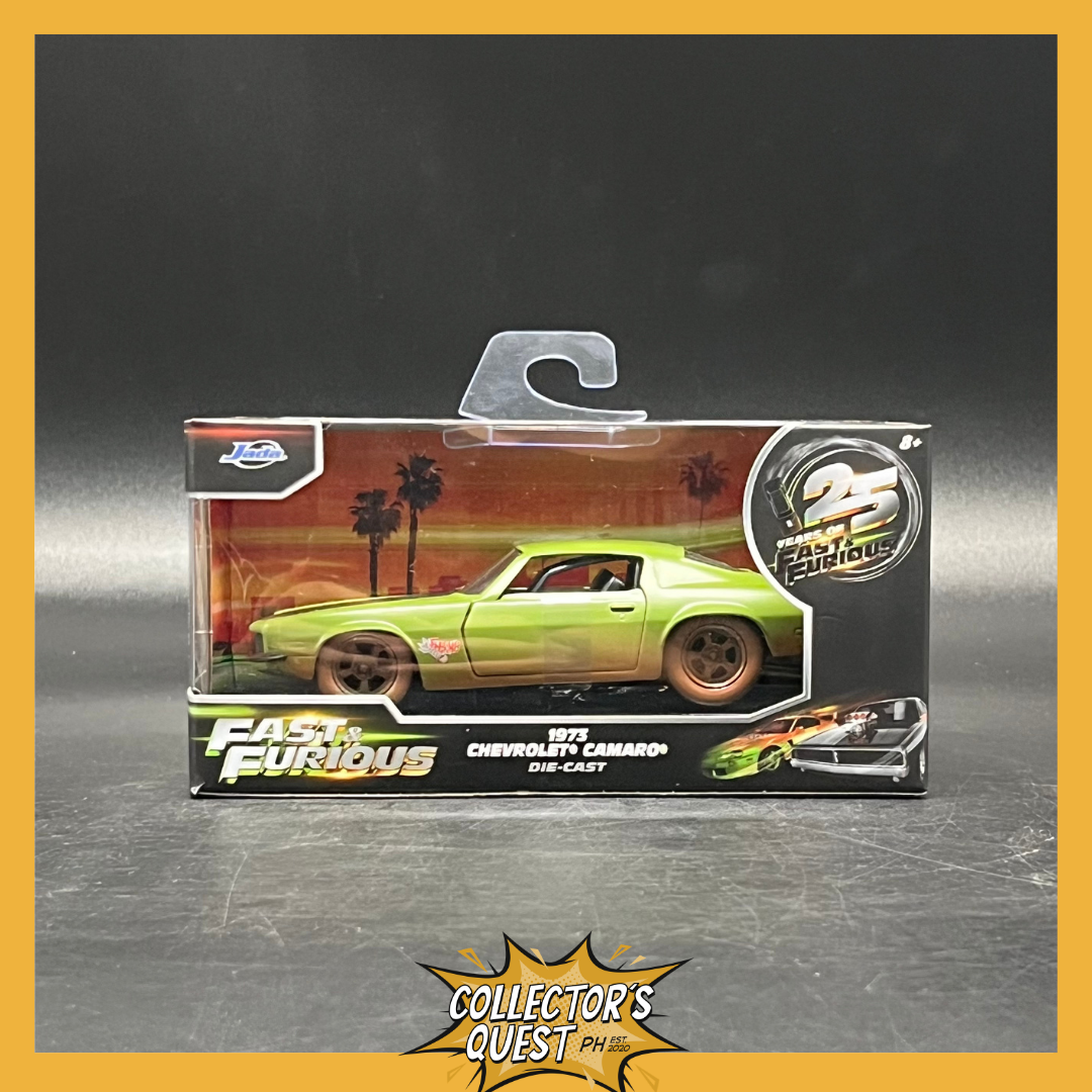 (IN STOCK) 36393 Jada Toys 1:32 Fast & Furious 1973 Chevrolet Camaro Diecast Vehicle (Dirty Version)(25th Anniversary Release)