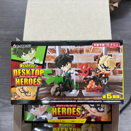 (IN STOCK) Re-Ment My Hero Academia DesQ Desktop Heroes vs Villains Series