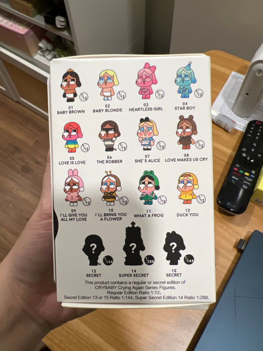 (SB) Pop Mart Cry Baby Crying Again Series