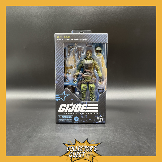 (IN STOCK) G.I. Joe Classified Series #188, Brent “Hit & Run” Scott Action Figure