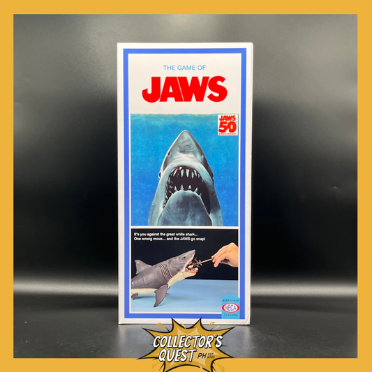(IN STOCK) NECA Jaws- 12" Head to Tail Action Figure - "The Game of Jaws” 50th Anniversary