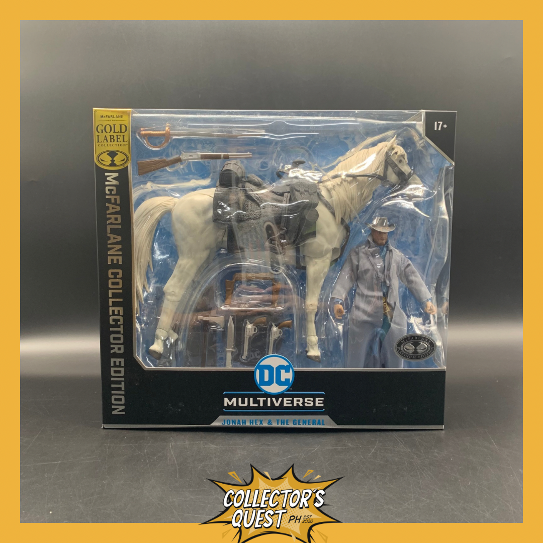 (IN STOCK) DC Mcfarlane Collector's Edition Jonah Hex & The General (PLATINUM EDITION) Figure