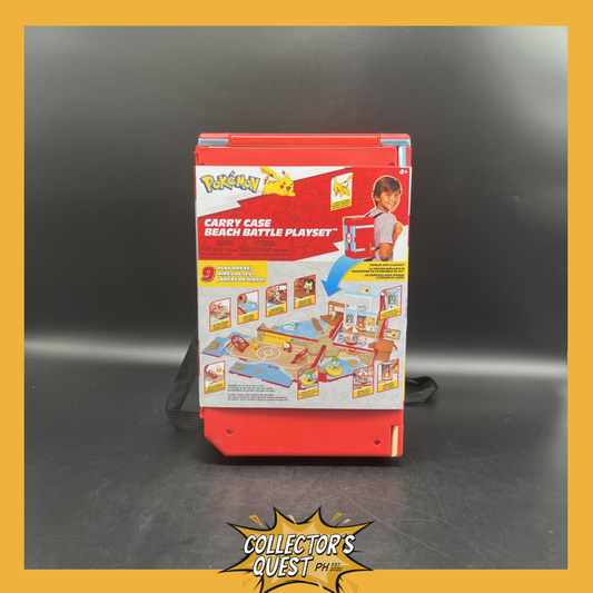 (IN STOCK) Jazwares Pokémon Carry Case Beach Battle Playset