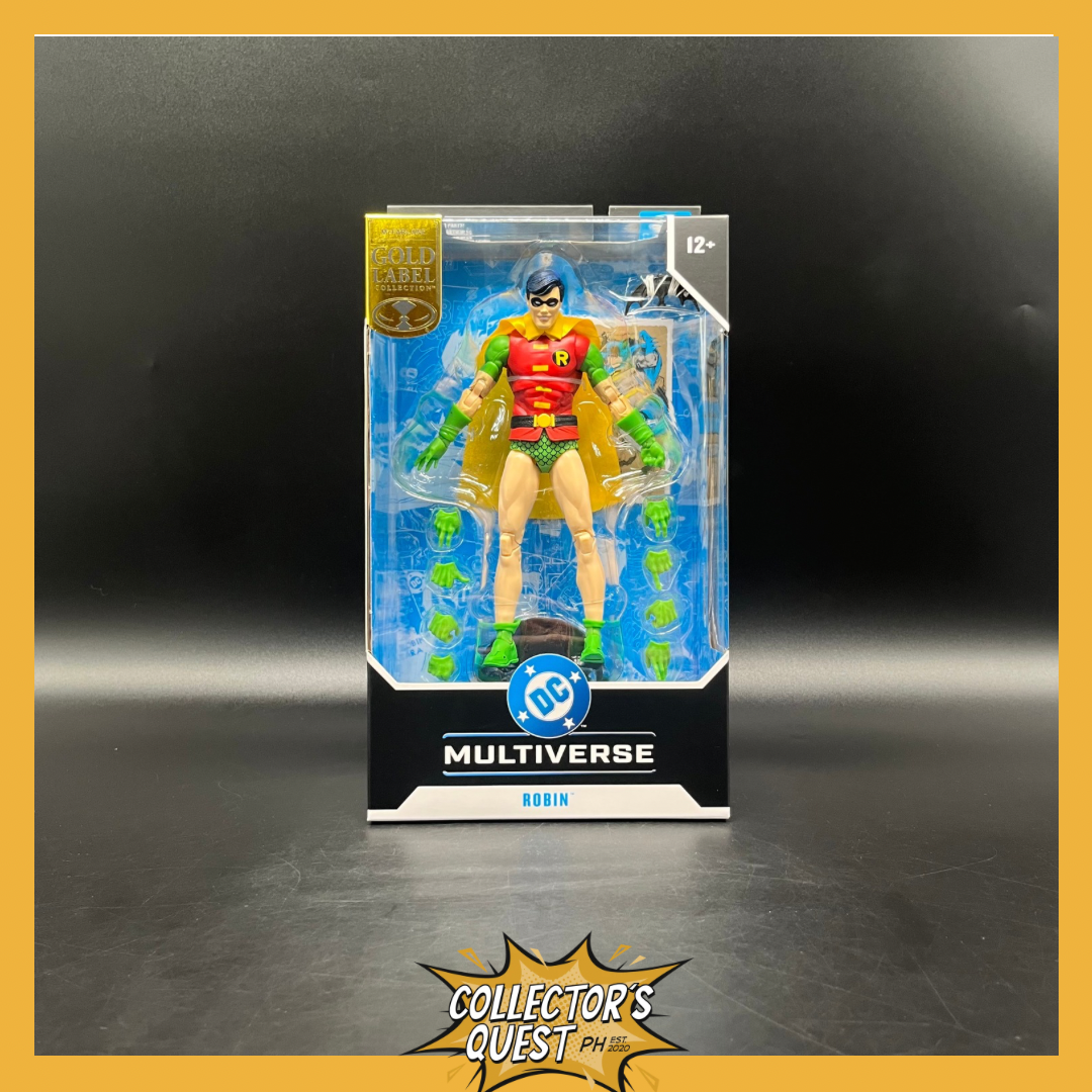 (IN STOCK) Mcfarlane DC Multiverse 7in- Robin (Silver Age)(Gold Label) Action Figure