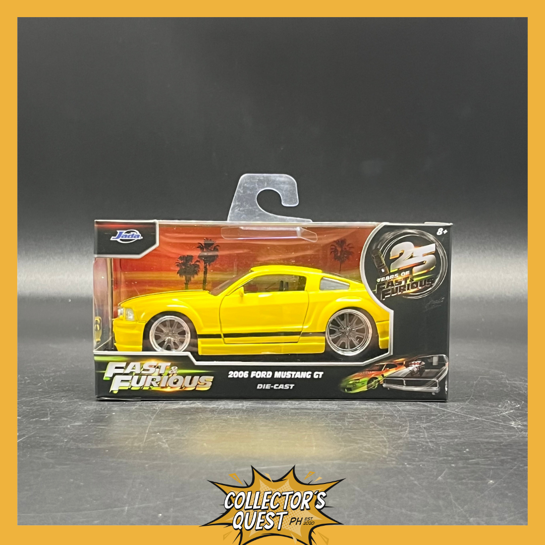 (IN STOCK) 36438 Jada Toys 1:32 Fast & Furious 2006 Ford Mustang GT Diecast Vehicle (25th Anniversary Release)